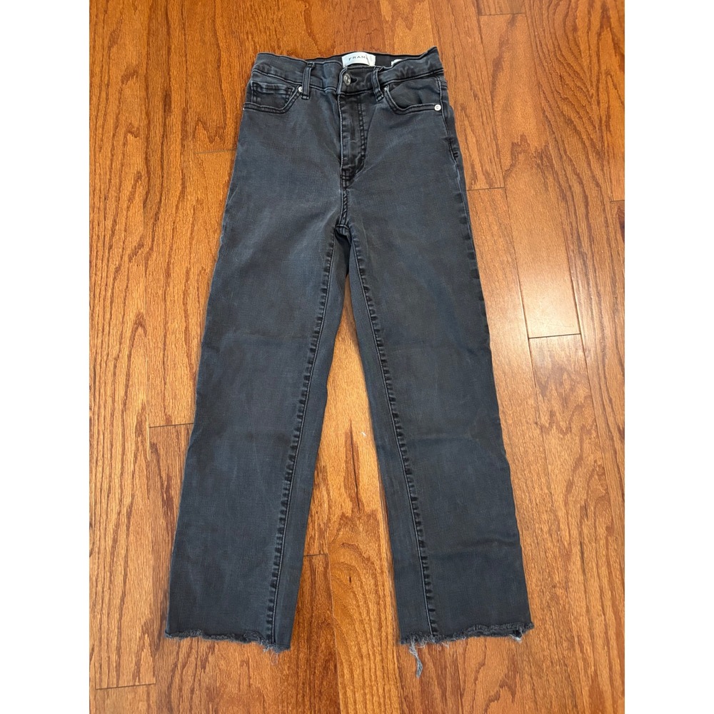 Frame Black Le Sleek Straight Jeans Size 24
